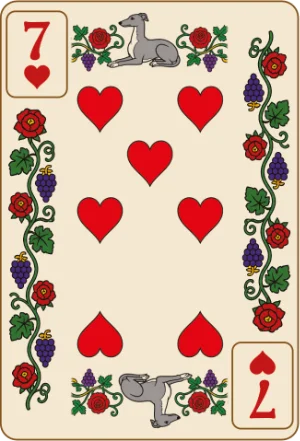 Seven of hearts, 0 points